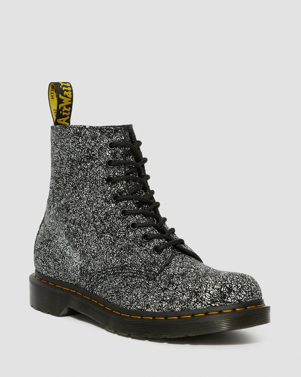 Dr Martens 1460 Pascal Kožené Splatter Print Topánky Damske ( Čierne ) SK 437-QASDKX